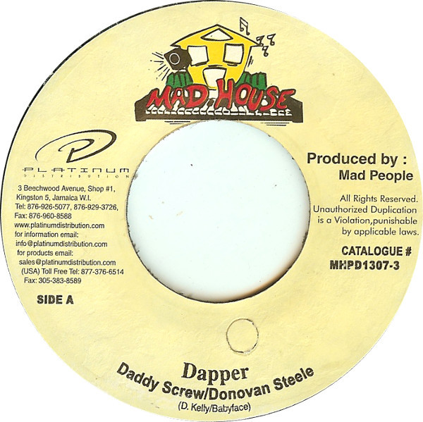 Daddy Screw & Donovan Steelie - Dapper / Version (7")