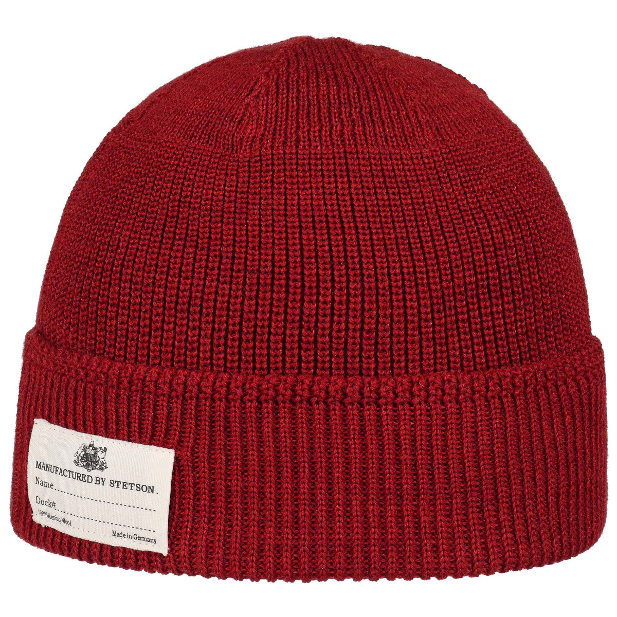 Onalaska Knit Hat with Cuff red