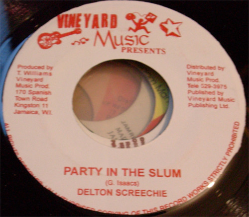 Delton Screechie - Party In The Slum / Version (7")