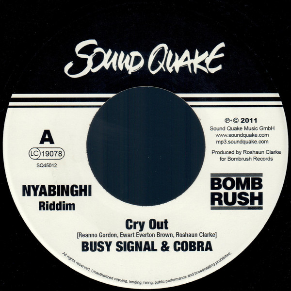 Busy Signal & Cobra / T.O.K. - Cry Out / The Chosen (7'')
