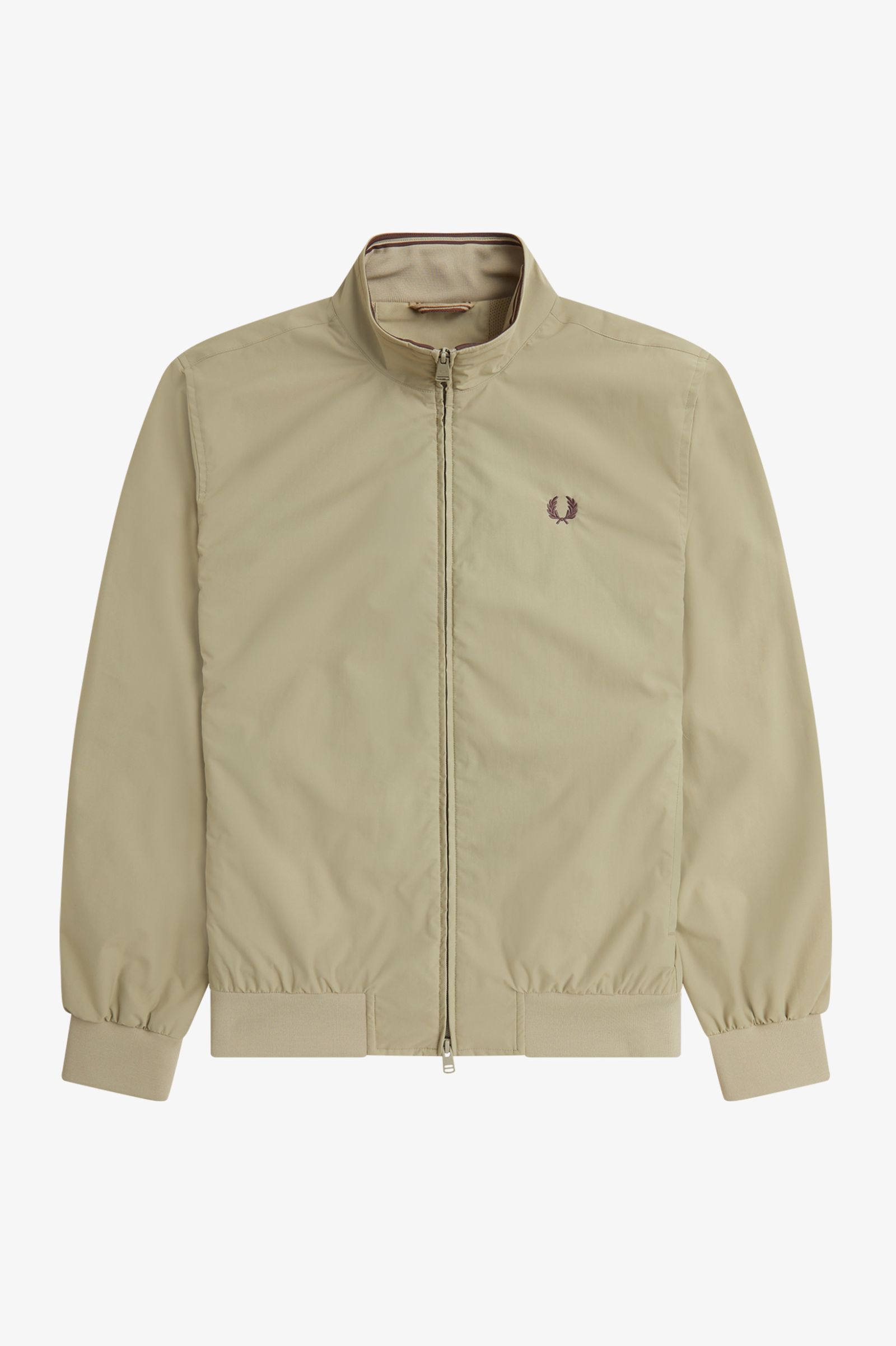 Fred Perry Brentham Jacket in Warm Grey 