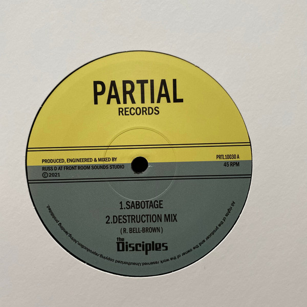 The Disciples – Sabotage / Steppers Nah Sleep (10'')  