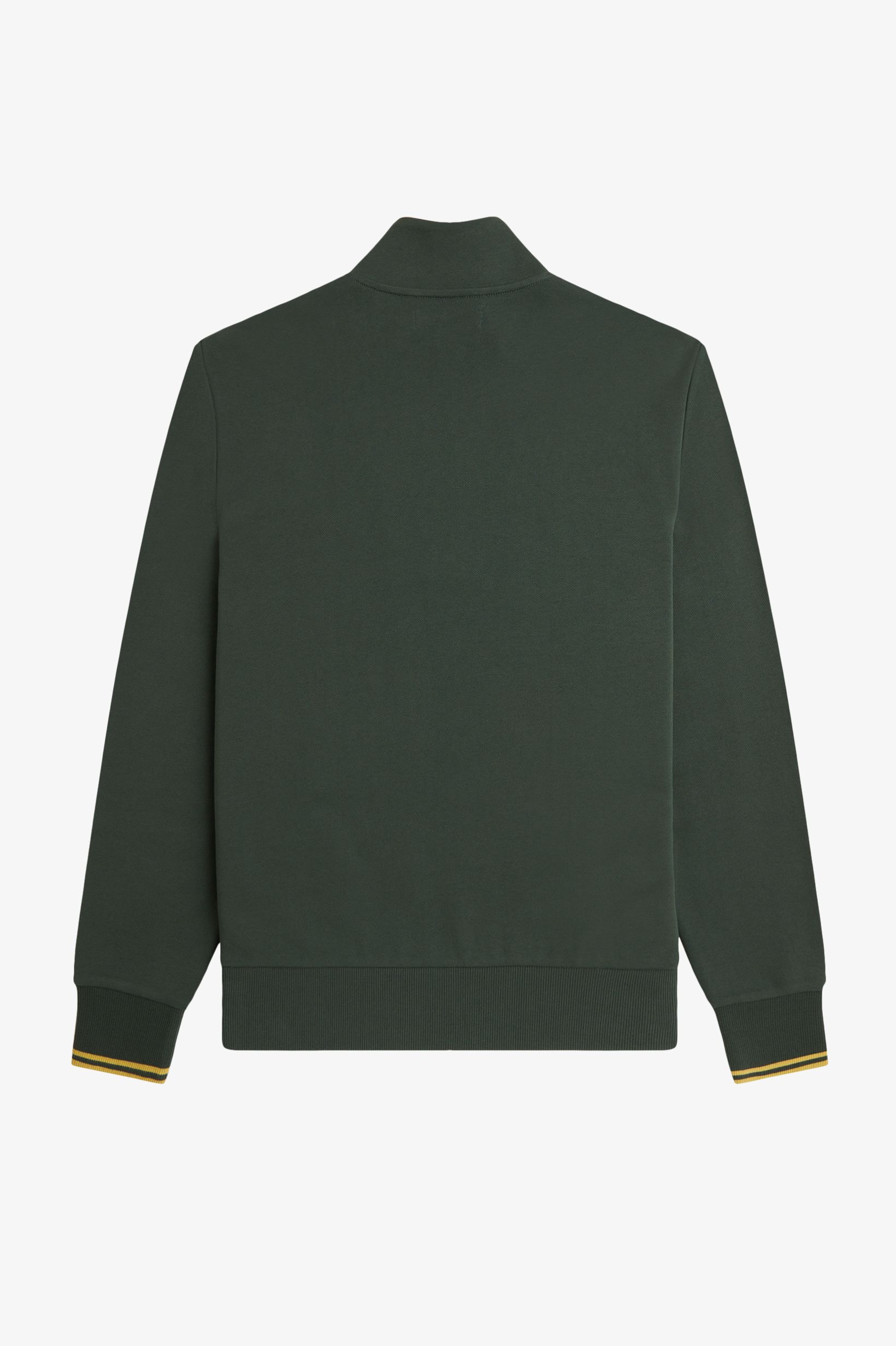 Fred Perry Half Zip Sweatshirt in Courtgreen
