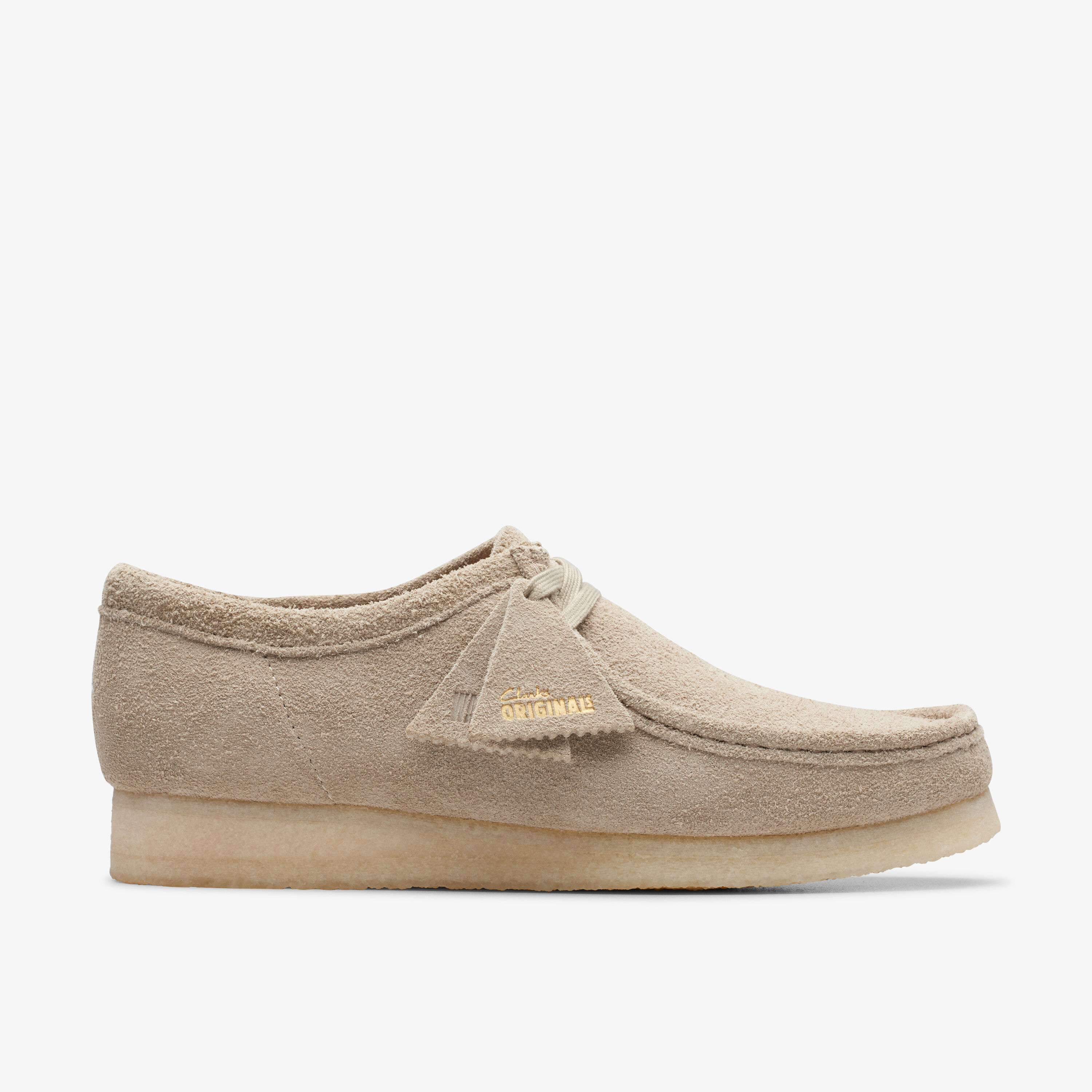 Clarks Wallebee in Pale Grey Sde