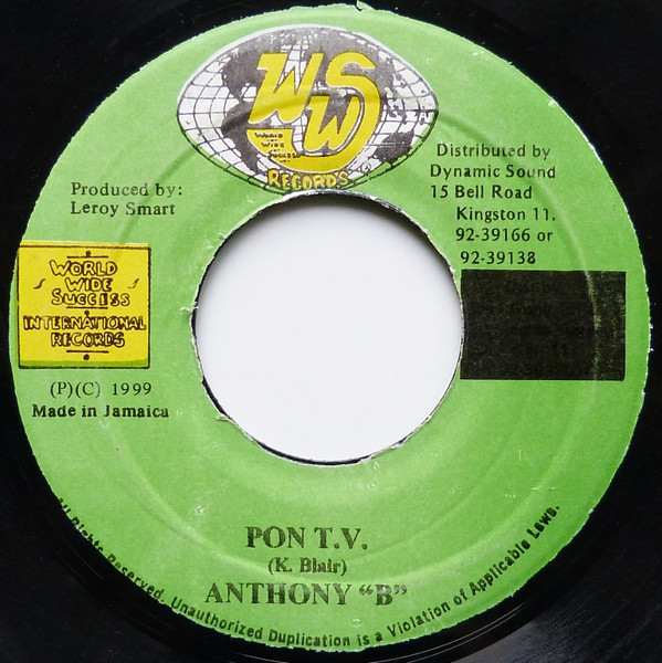 Anthony B - Pon T.V. (7")