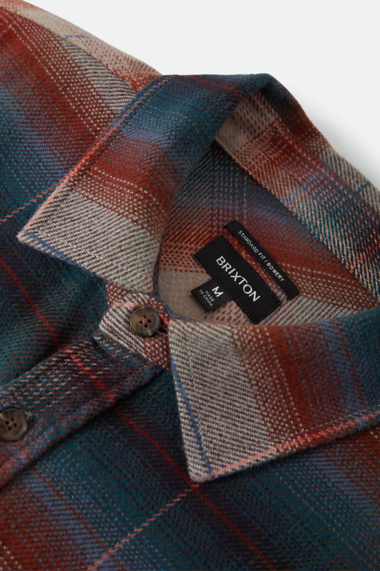 Brixton Bowery Flannel (Multi Shadow)