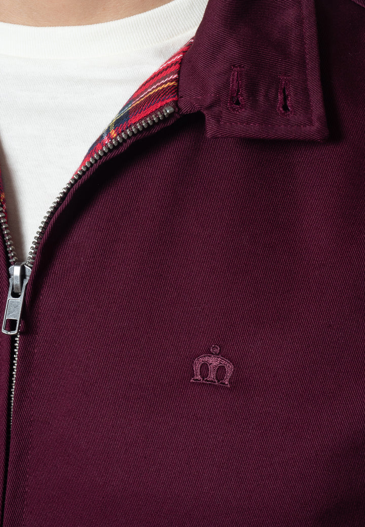 Merc the Harington Jacket in Wine 
