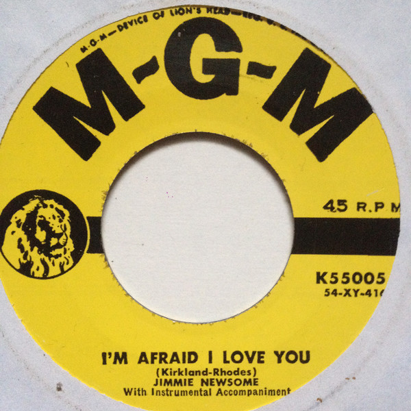 Jimmie Newsome - I'm Afraid I Love You / Long Gone Lonesome Blues (7")