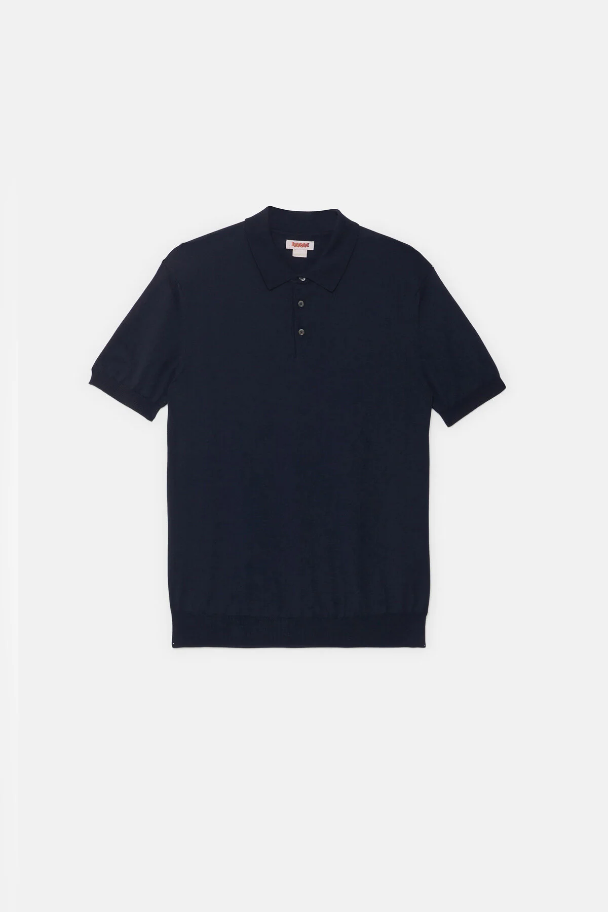 Baracuta Short Sleeve Knit Polo (Deep Blue)