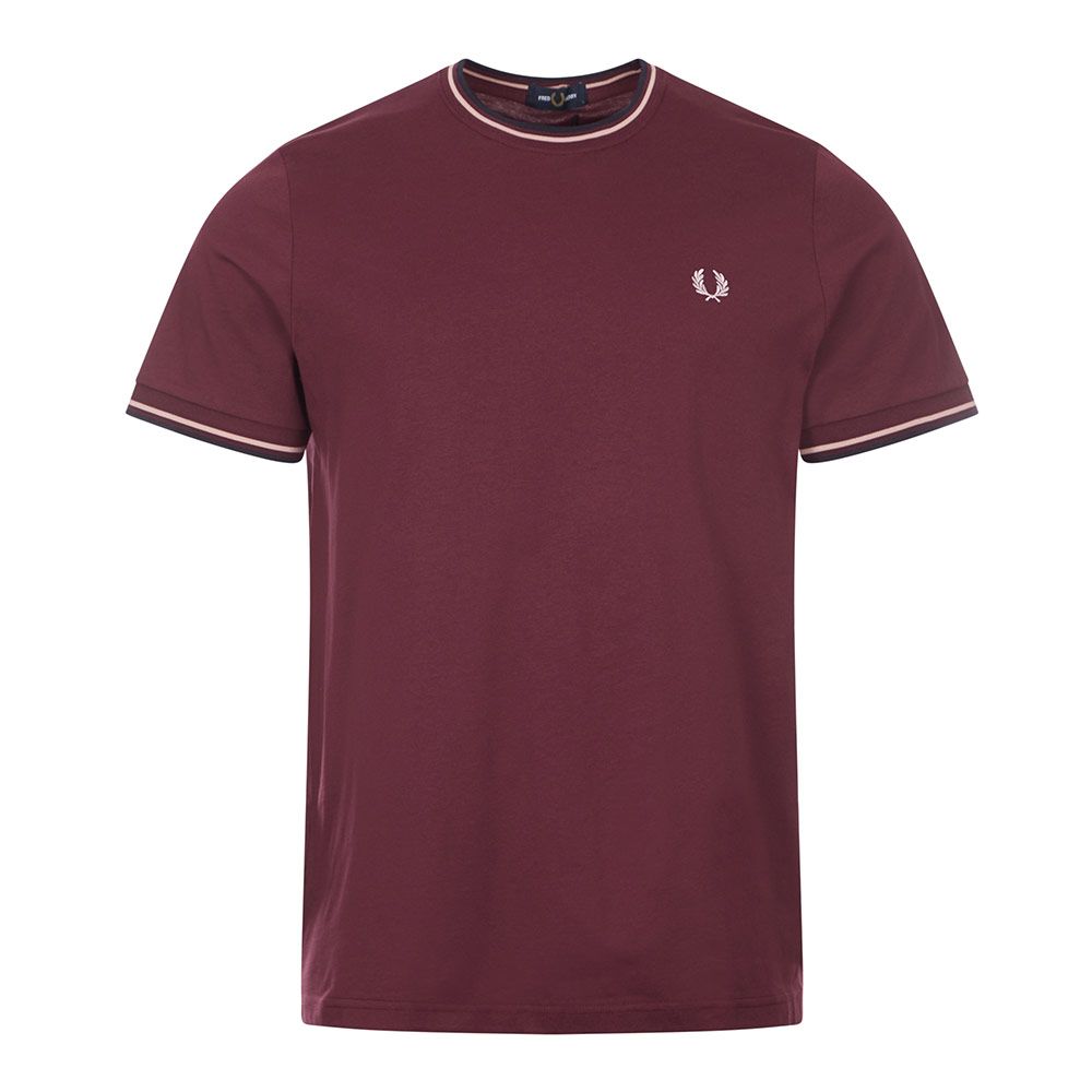 Fred Perry Shirt Twin Tipped Mahogany M1588-XL