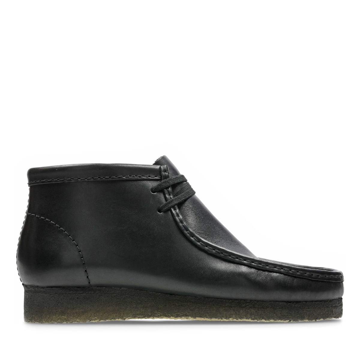 Black wallabee boots outlet