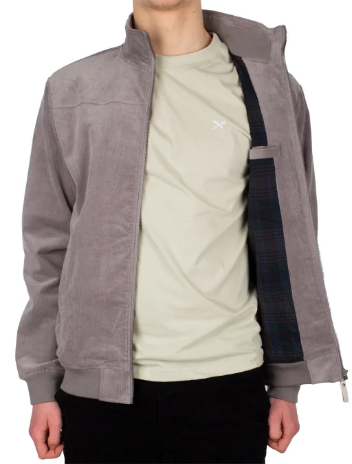 Iriedaily GSE Cord Jacket in Charcoal 