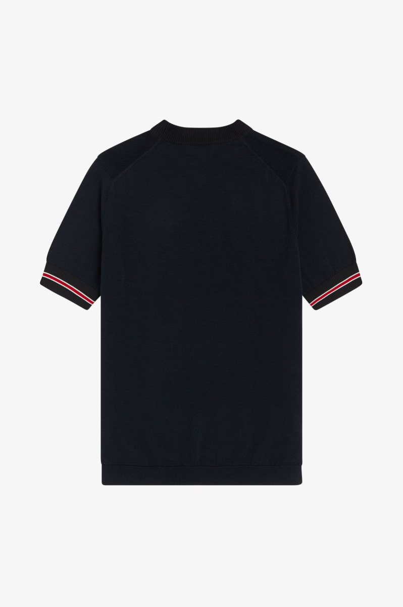 Fred Perry Shirt Tipped Cuff Navy K1530-XL