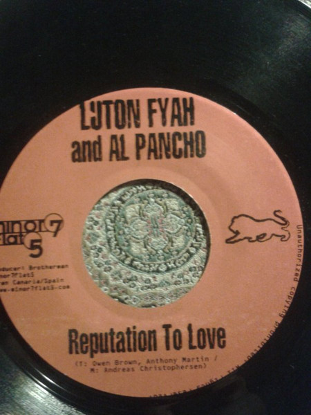 Lutan Fyah, Al Pancho – Reputation To Love / Upside Down - Version ( 7")   