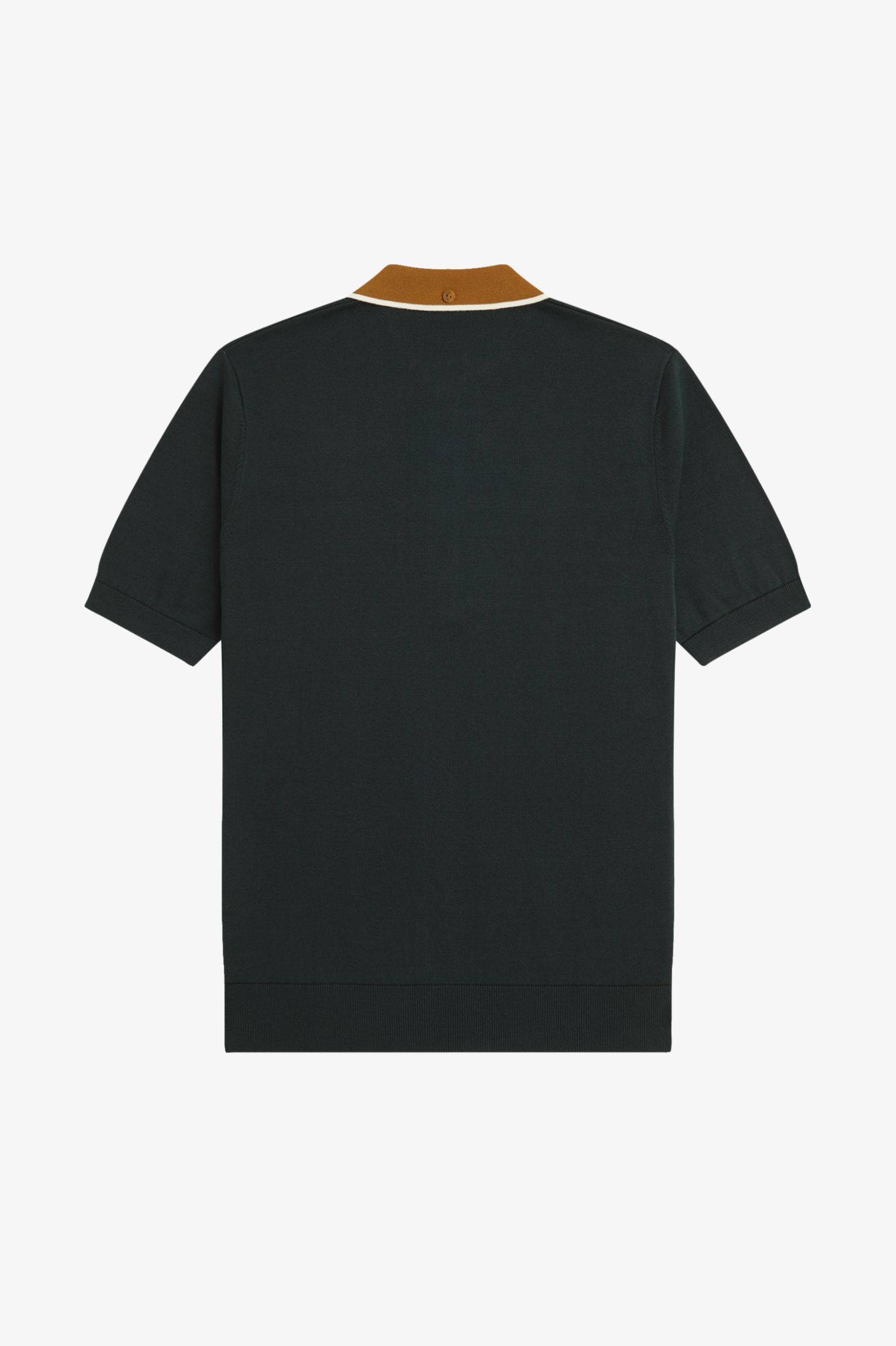 Fred Perry Cable Knitted Shirt (Night Green)