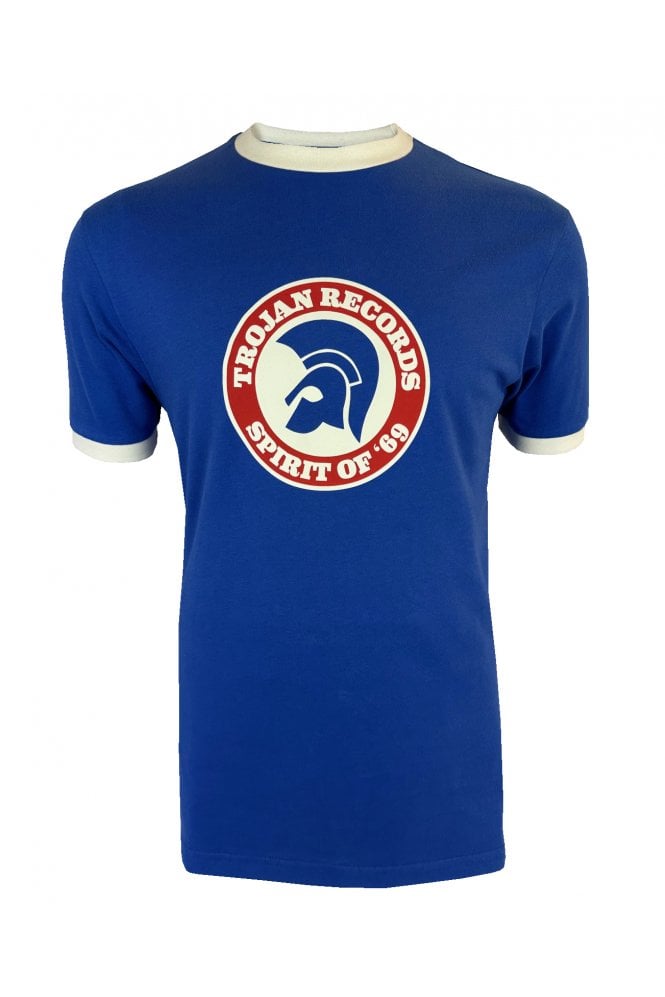 Trojan Spirit Of '69 Logo Tee (Cobalt) TC/1006