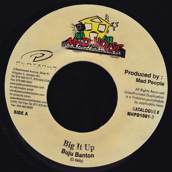 Buju Banton - Big It Up / Version (7")