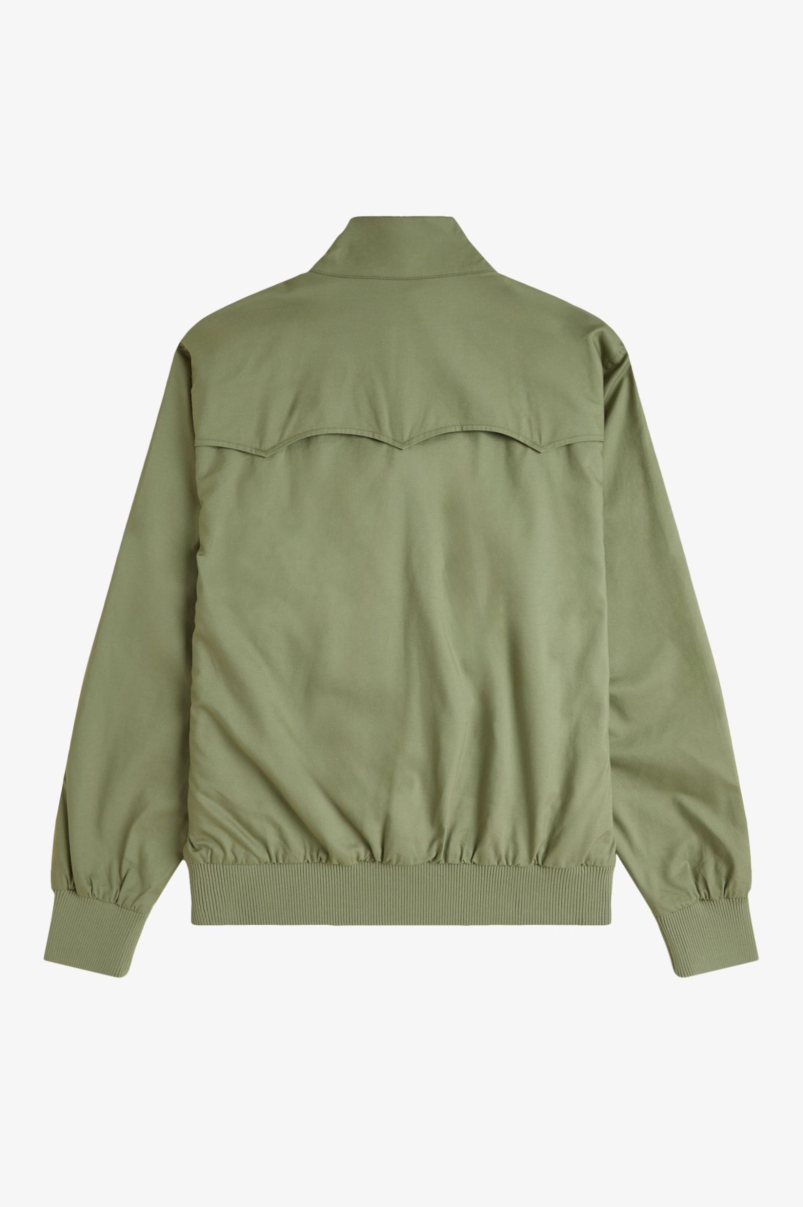 Fred Perry Classic Harringon Jacket in Olive Mint 