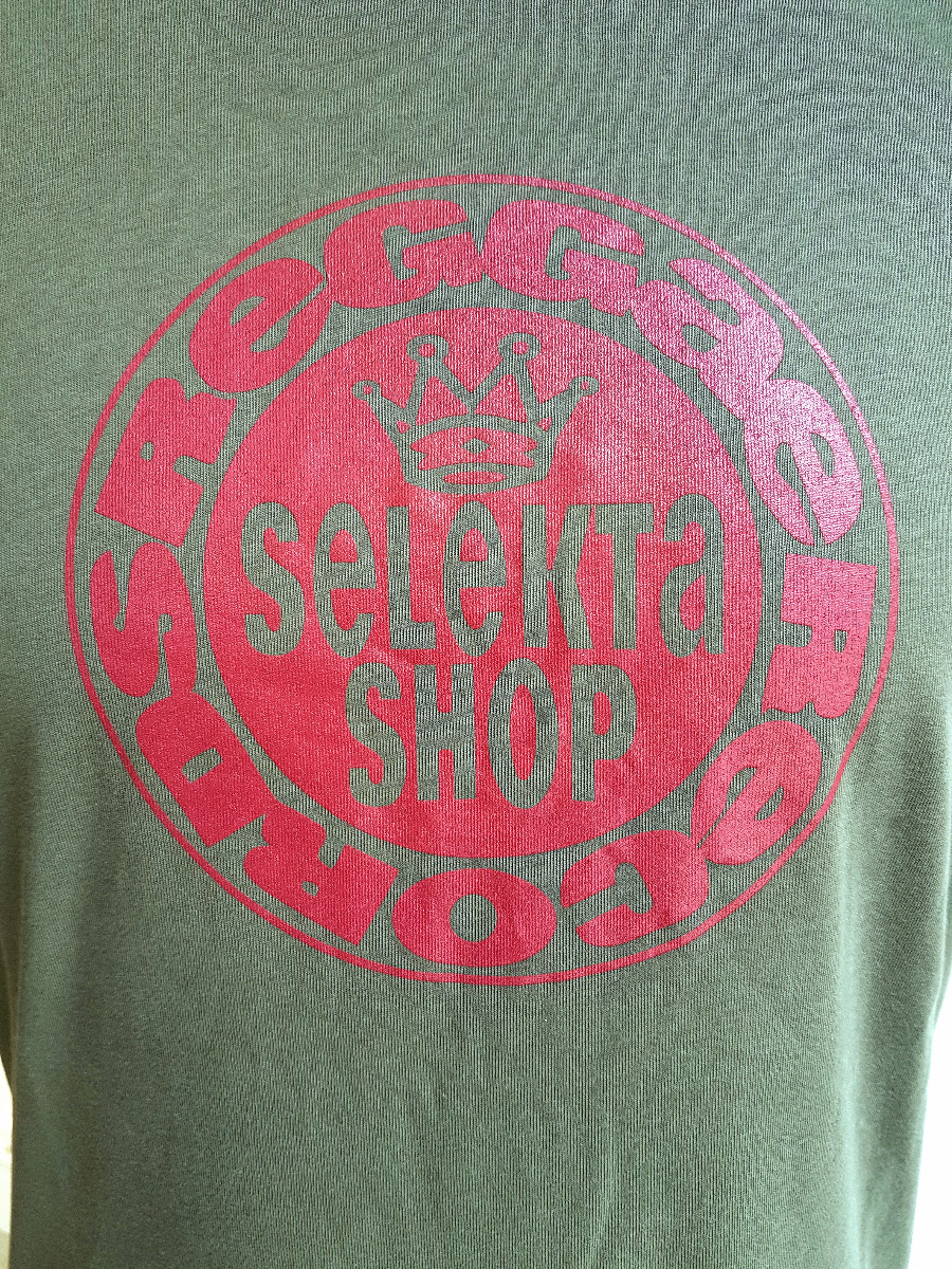 Selekta Red Logo T-Shirt Olive