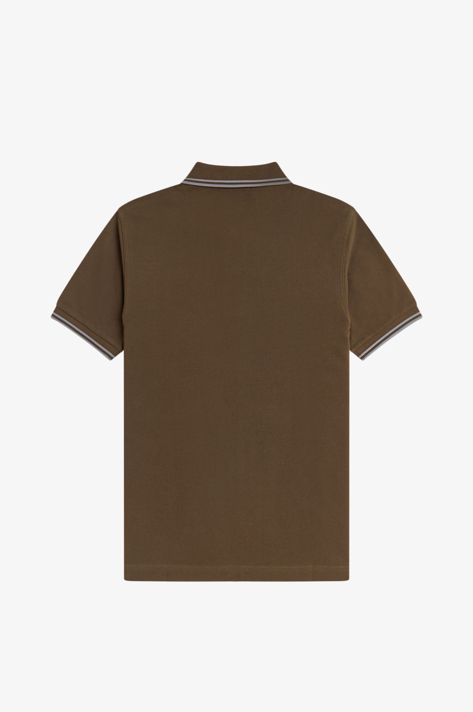 Fred Perry M3600 Twin Tipped Polo Shirt (Burned Tobacco/Stockport Blue)