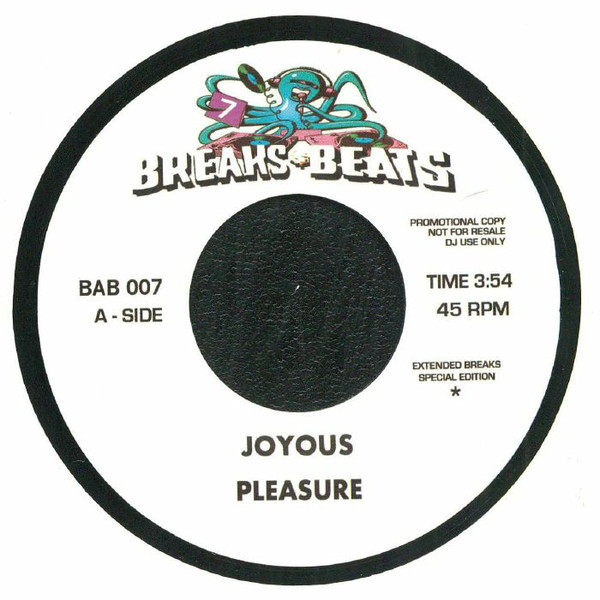 Pleasure - Joyous / Fire Eater - Rusty Bryant (7")