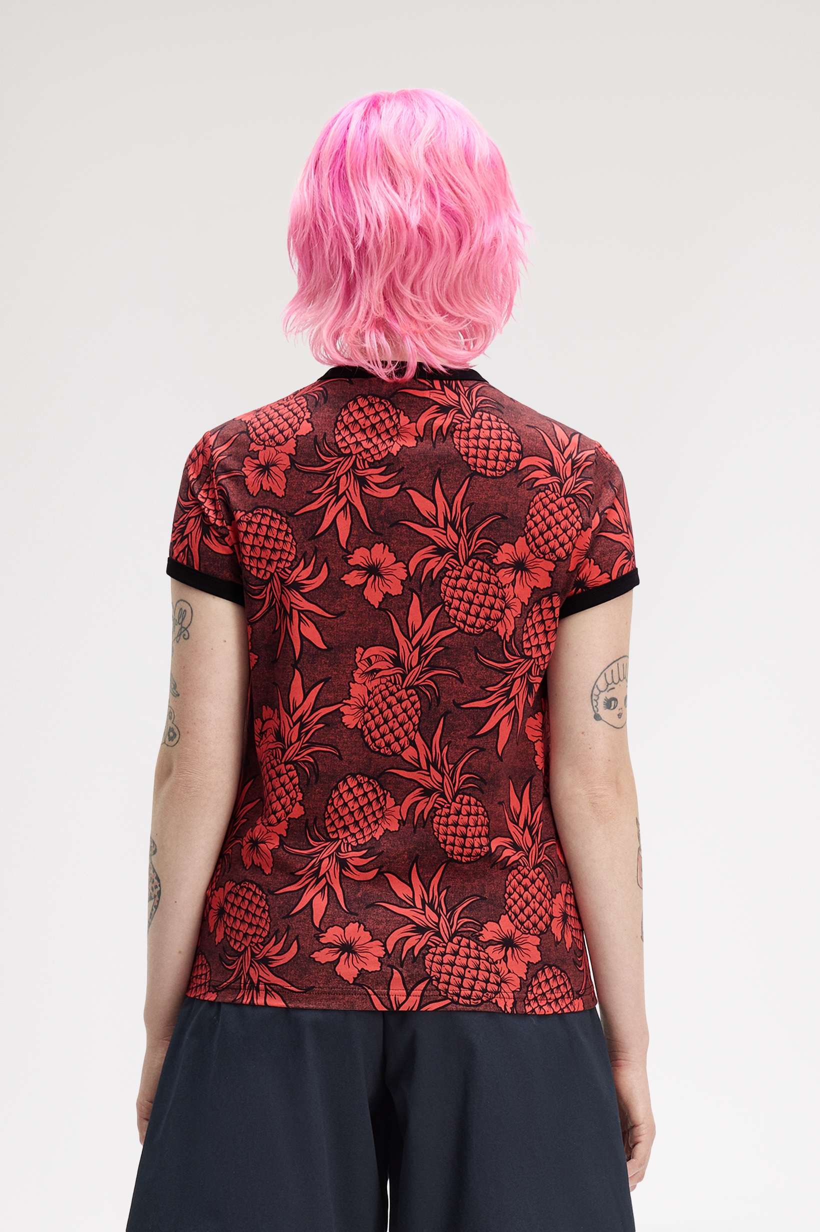 Fred Perry Amy Winehouse Printed T-Shirt