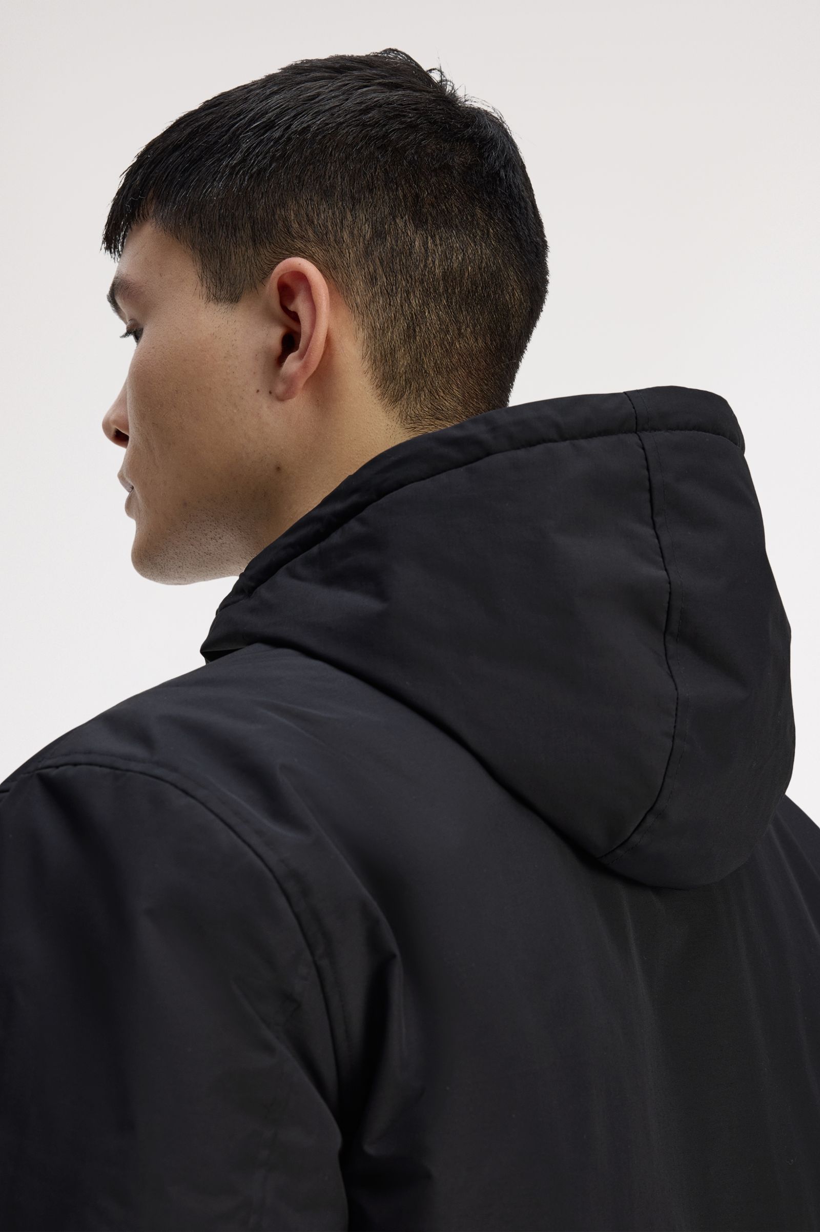 Fred Perry Hooded Brentham Jacket (Black)