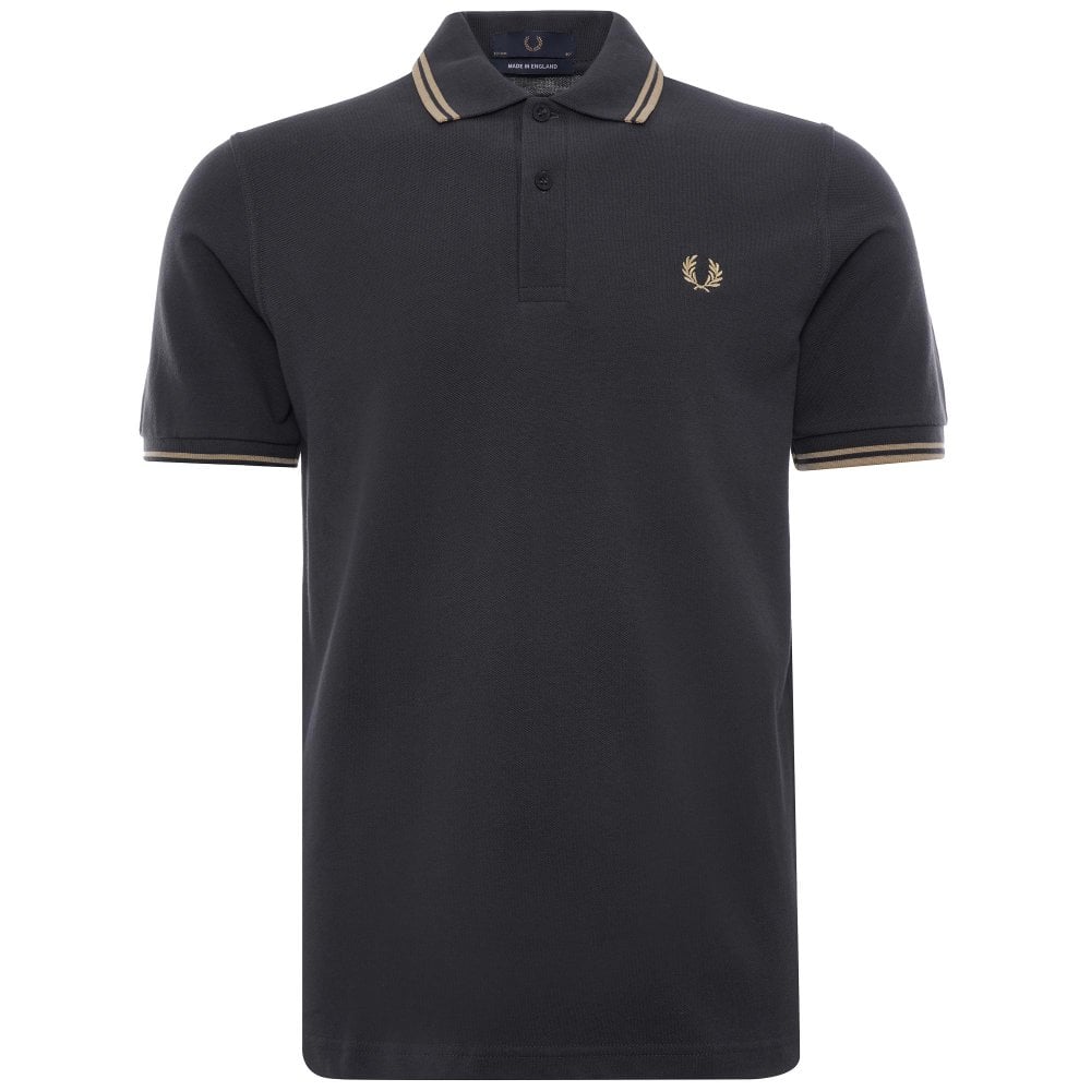 Fred Perry Poloshirt Button Down Black M1627-M