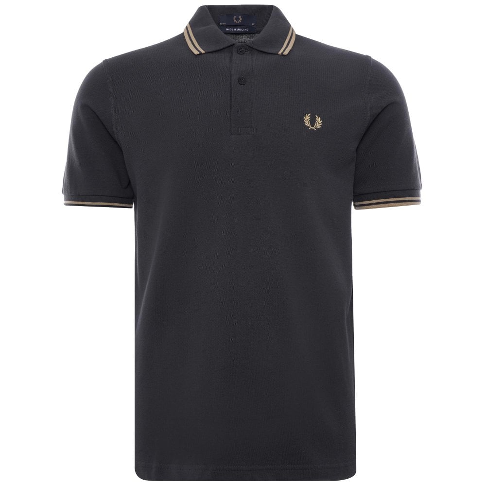 Fred Perry Poloshirt Button Down Black M1627-XL