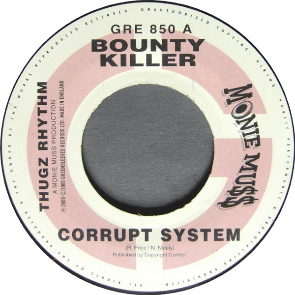 Bounty Killer - Corrupt System / Version (7")