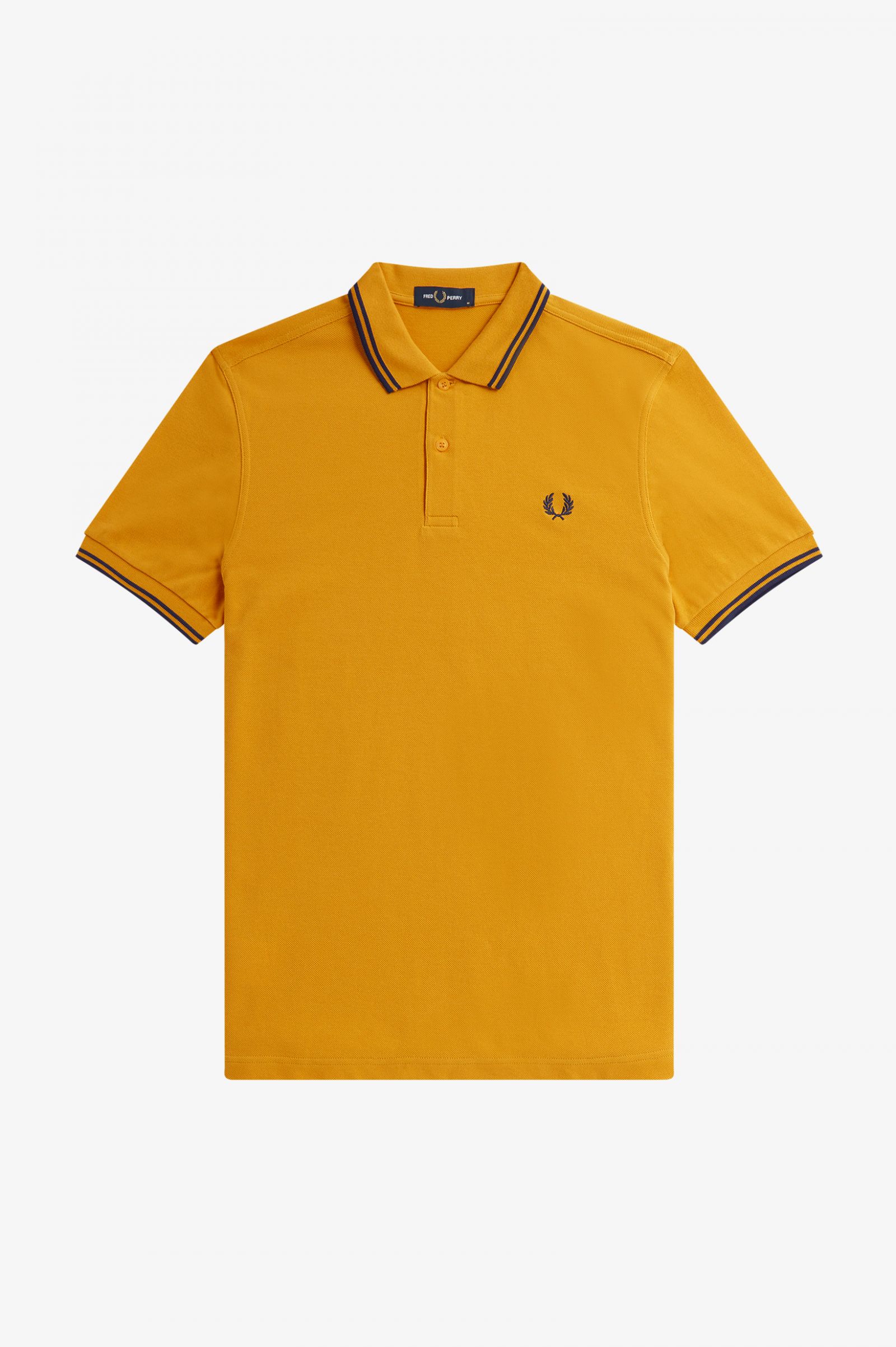 Fred Perry Shirt Twin Tipped Gold