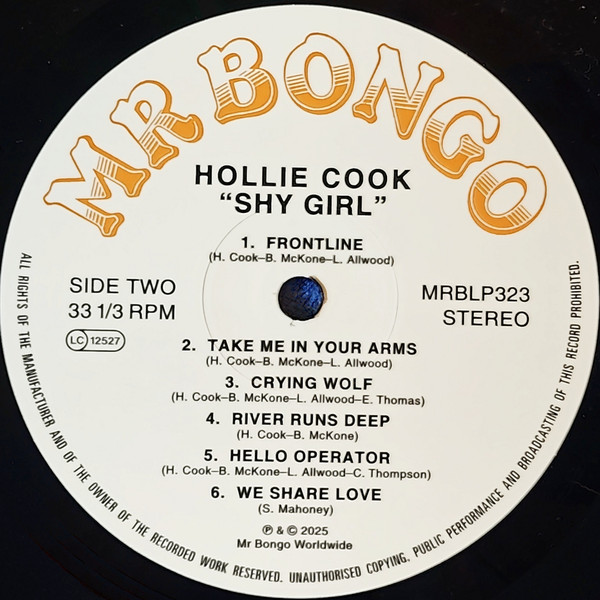 Hollie Cook – Shy Girl (LP)  