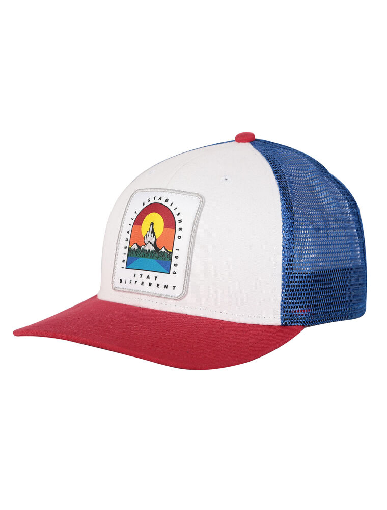 Iriedaily Stonefinger Meshcap in Navy/Red
