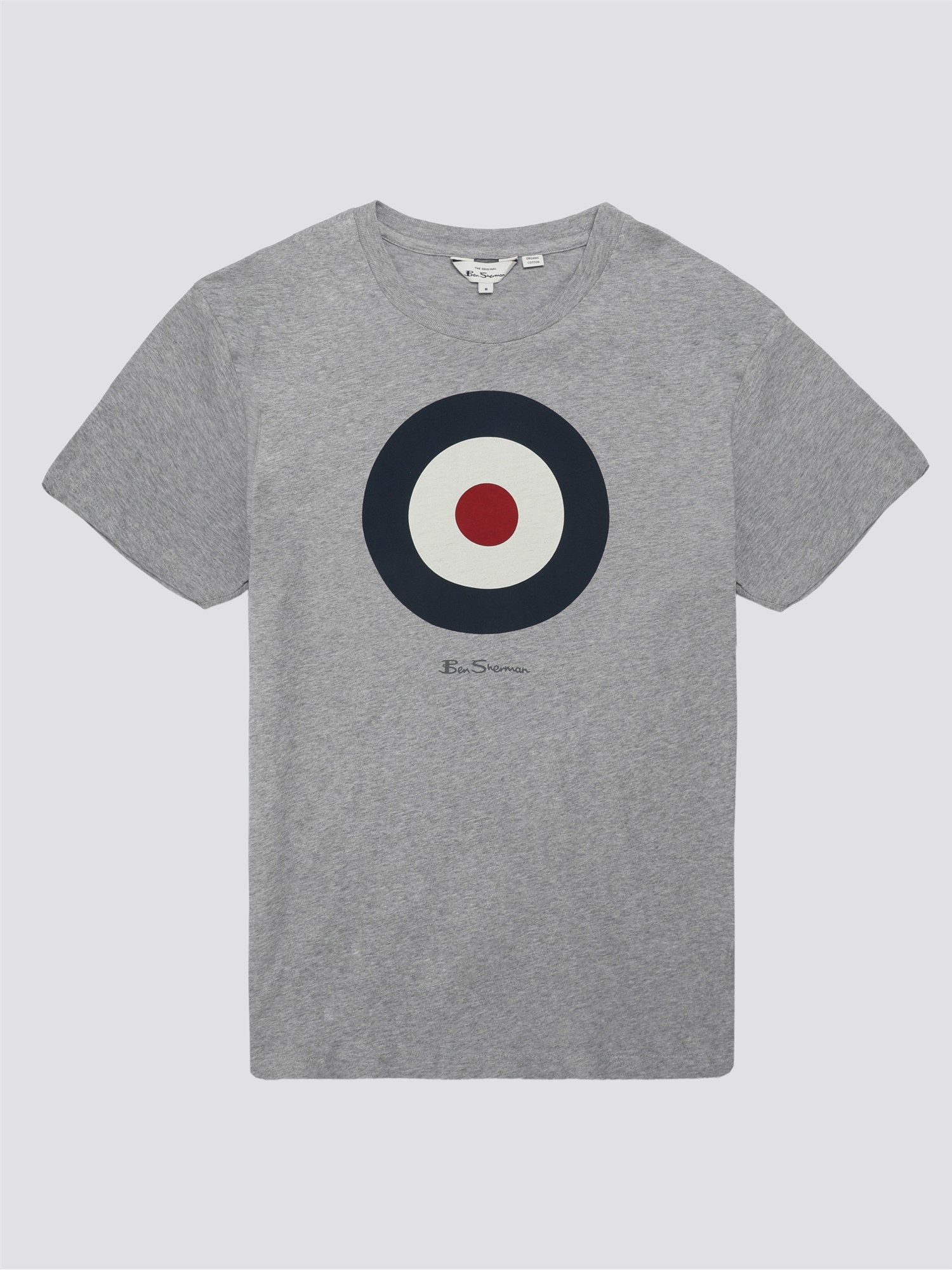 Ben Sherman Short Sleeve Target T-Shirt (Grey)