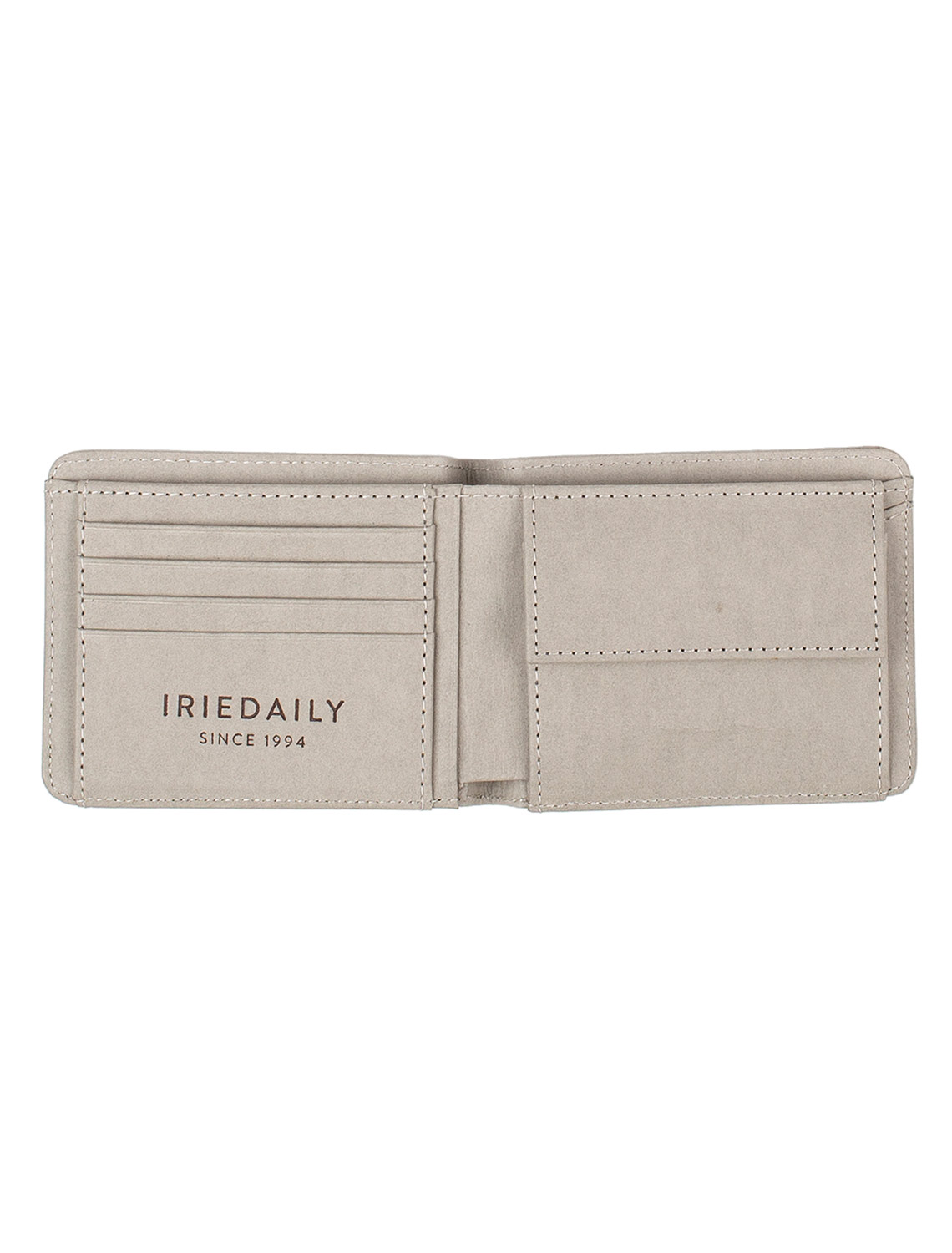 Iriedaily Paper Flag Wallet in Stone Grey