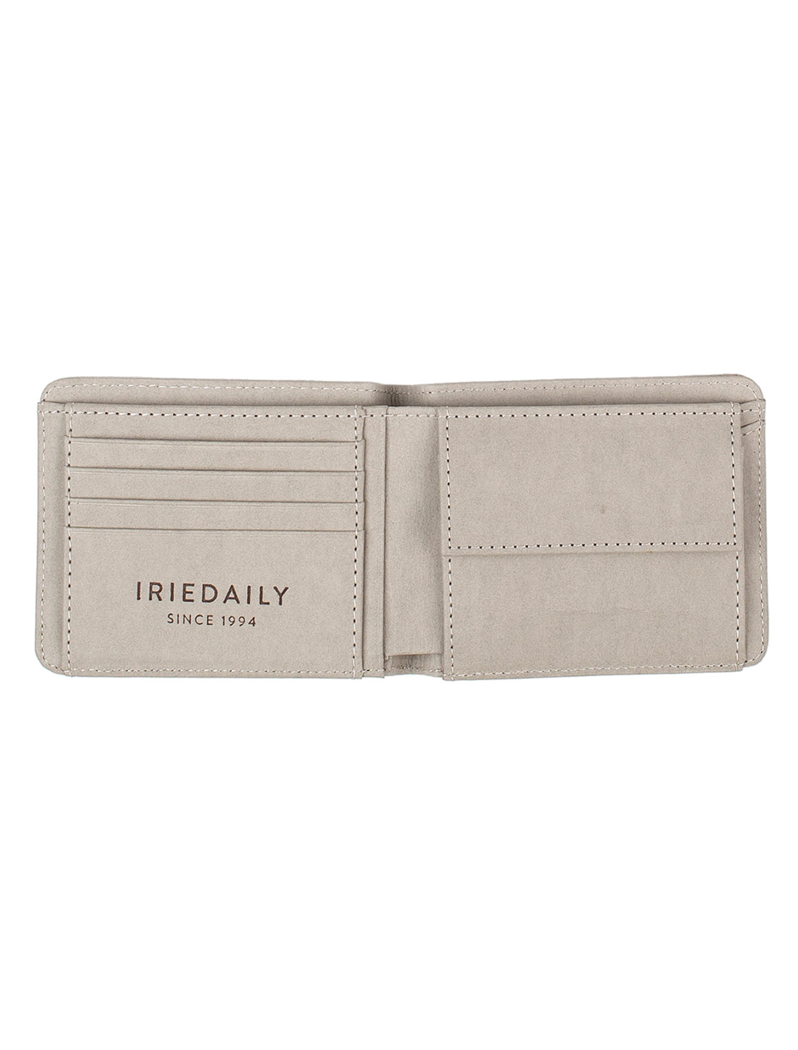 Iriedaily Paper Flag Wallet in Stone Grey