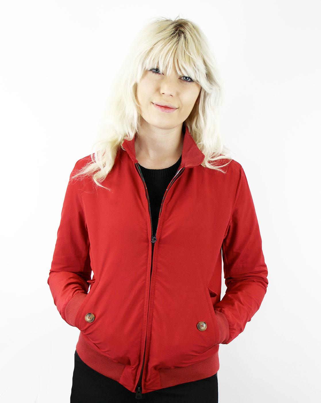 Baracuta G9 Damen Harrington in Dark Red