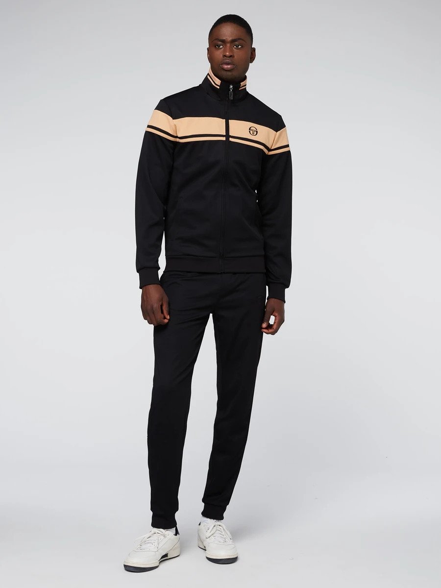 Sergio Tacchini Damarindo Track Suit Black/Doe-L