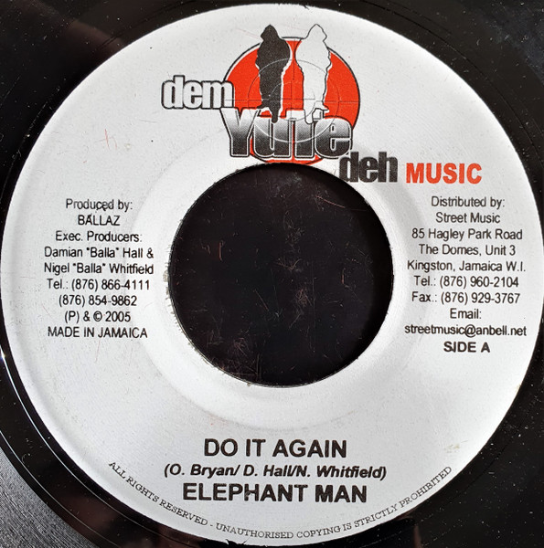 Elephant Man – Do It Again / Grimey (Version) (7")              