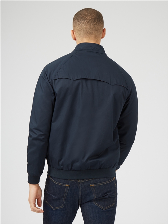Ben Sherman Signature Harrington Jacke in Dark Navy