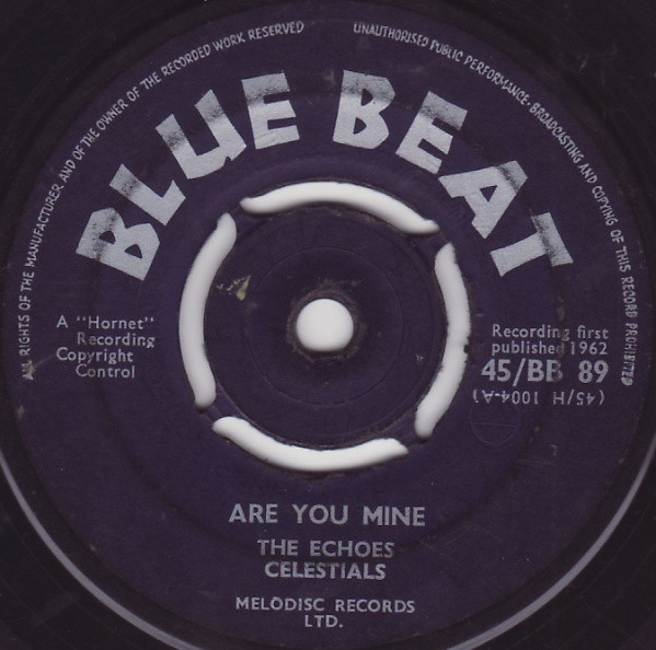 The Echoes & The Celestials - Are You Mine / I Love You Forever (7")