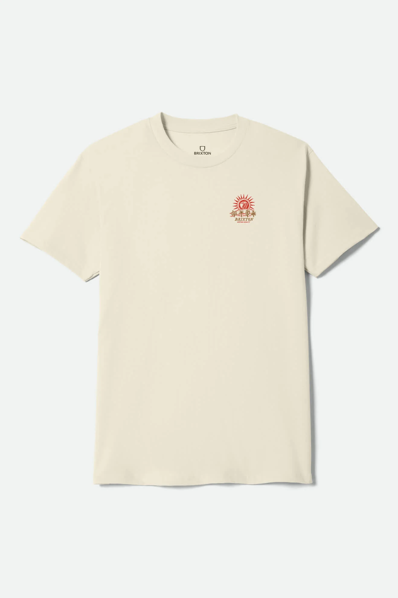 Brixton Dark Paradise T-Shirt (Cream)