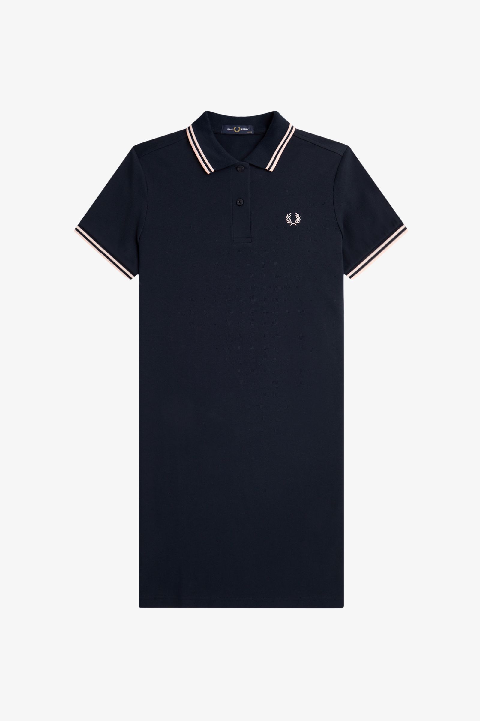 Twin Tipped Fred Perry Shirt Dress (Navy)