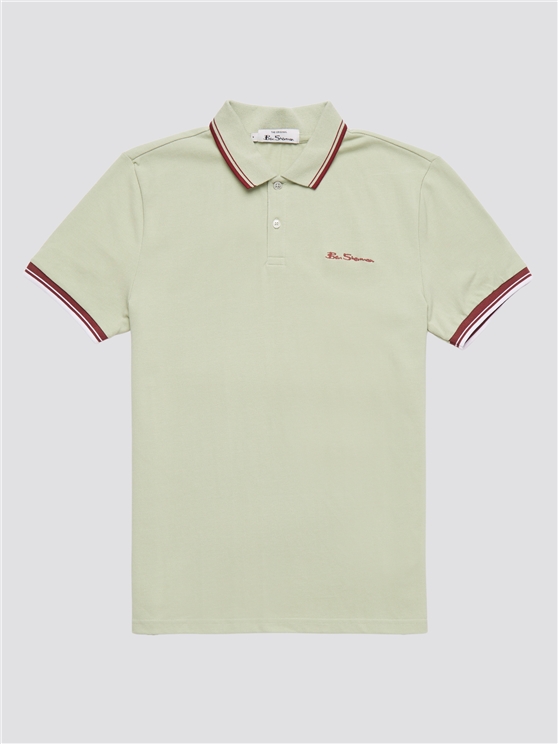 Ben Sherman Signature Polo in Pistachio