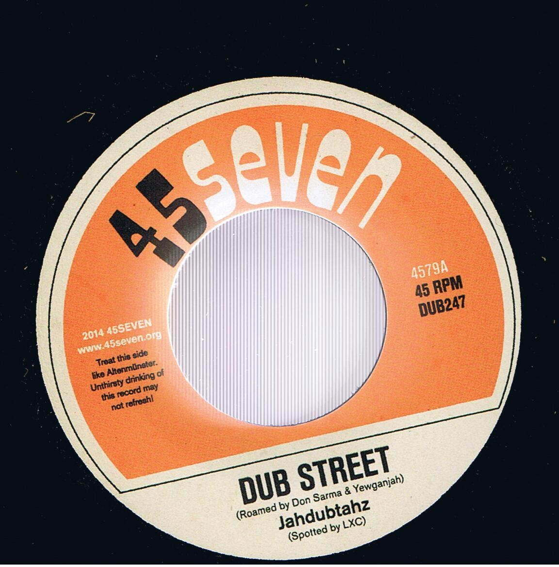 Jahdubtahz - Dub Street / Jahdubtahz - Long Lost Dub (7")