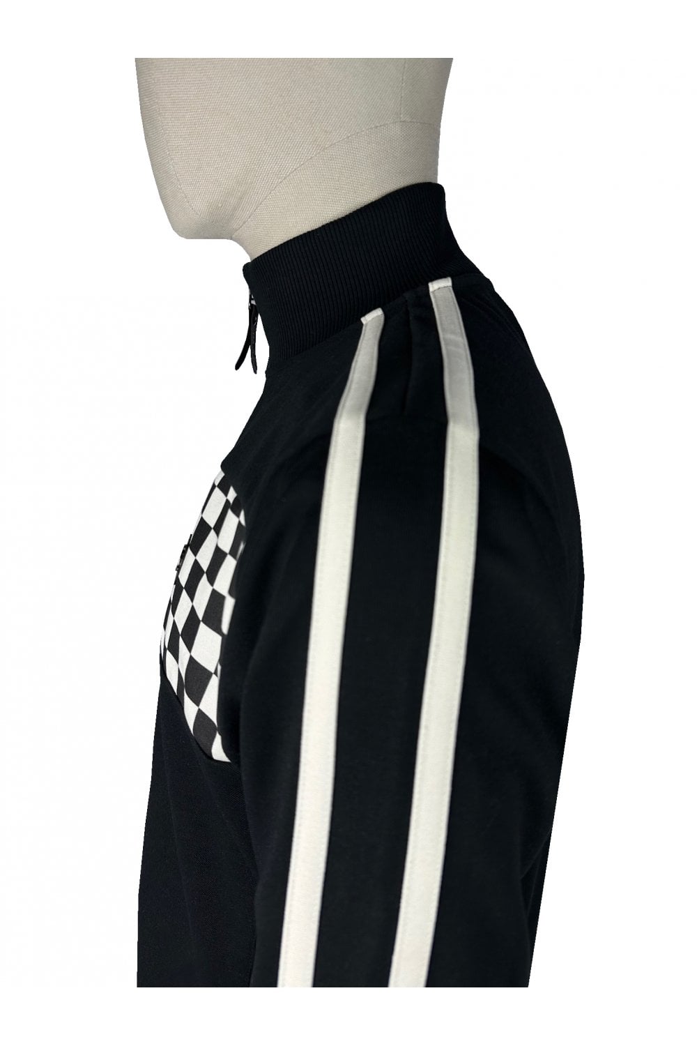 Trojan Chequerboard Track Top (Black) TR/9054