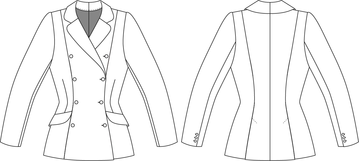 Emmy Design The Ziggy Hepburn Blazer in Hazelnut