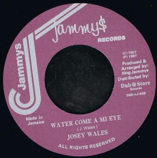 Josey Wales - Water Come A Mi Eye (7")