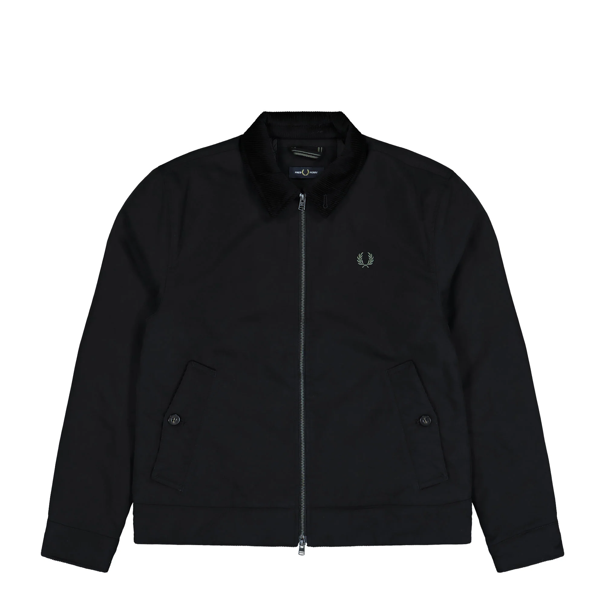 Fred Perry  Cotton Caban Jacket (Black)