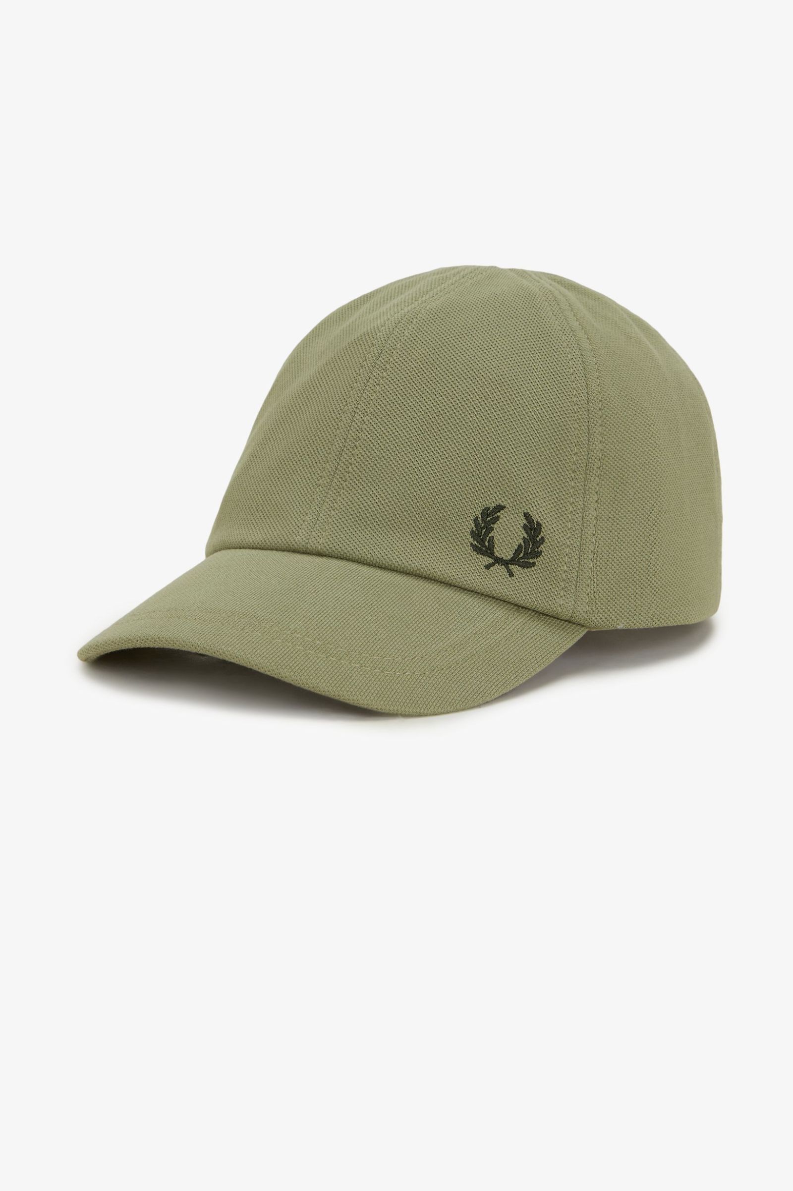 Fred Perry Classic Piqué Cap in Olive Mint/Night Green